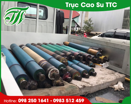 Trục cao su ngành bao bì nhựa